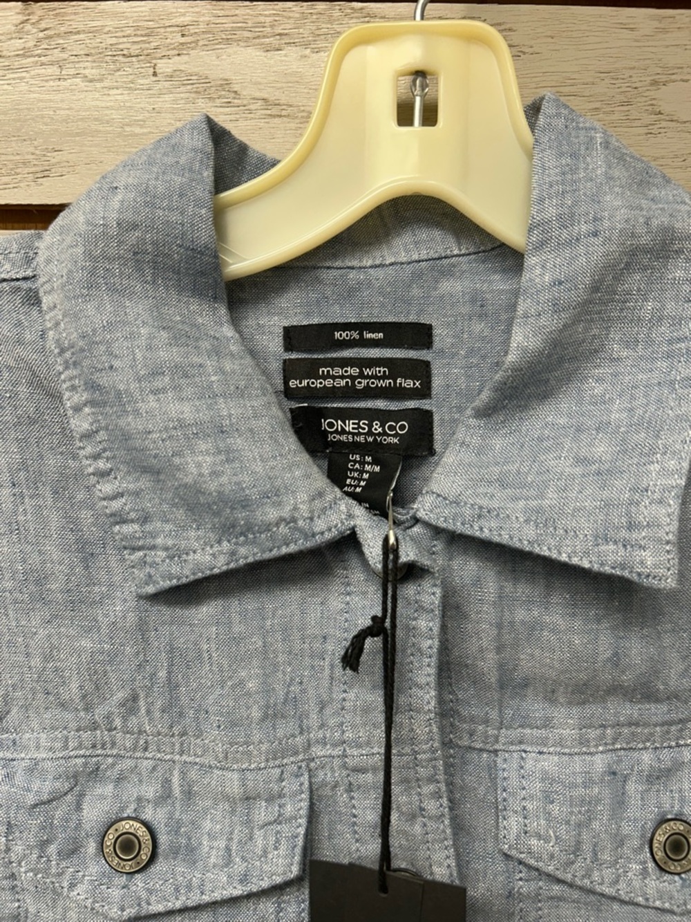 Jones New York Light Linen Top Jacket - Picture 2 of 5